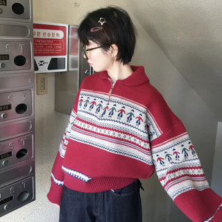 (High Quality) Nordic Avant-Fit Half-Zip Knit