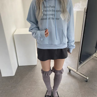 Paris Lettering Heart Hoodie