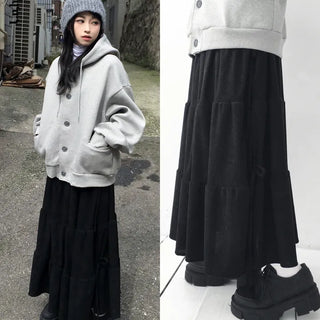 Mosia Corduroy Long Skirt