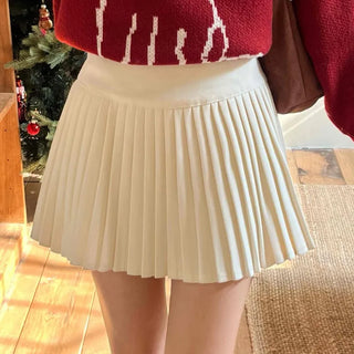Tennis Pleated High-Waisted Mini Skirt