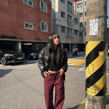 Pocket Detail Street Loose Fit Cargo Pants