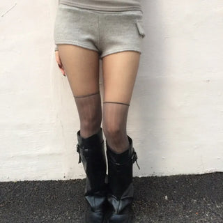 FLUFFY Low Fur Micro Cargo Shorts