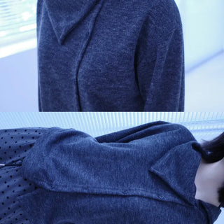 Yuz diagonal button cardigan