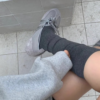 Remay Ribbed Long Knee Socks