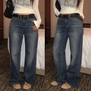 Liez Denim Low Straight Pants