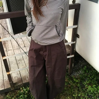 *Domestic/Collection* Kangaroo Stripe Hoodie