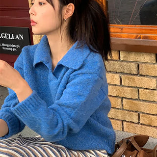 Bonitory Wool Collar Knit