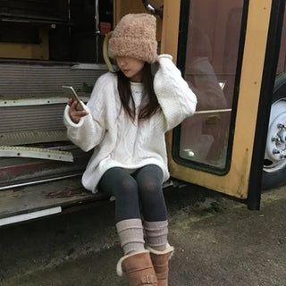 *Winter/Warm* Cozy Cable Knit Oversized Knit