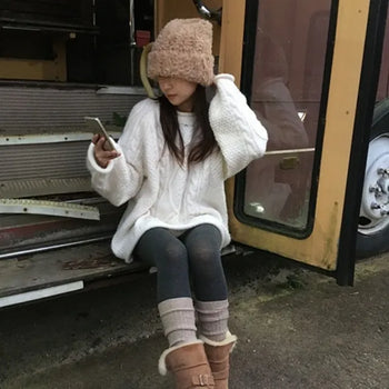 *Winter/Warm* Cozy Cable Knit Oversized Knit