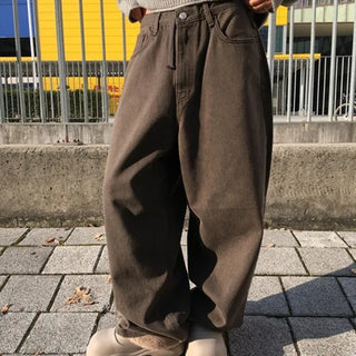 Vintage Brown Wide Pants