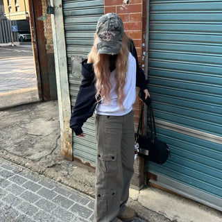 Two-button Pocket Wish Cargo Pants