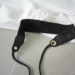 cowhide mesh belt