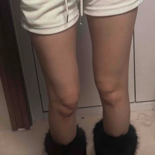Cozy Suede Elastic Waist Mini Shorts