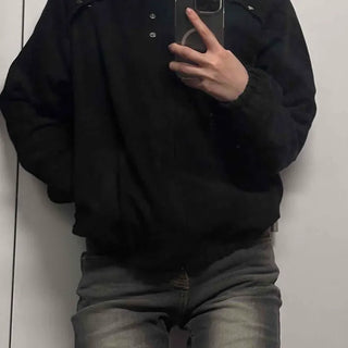 MA-1 Balloon Fit Bomber Jumper with Military Pocket Details