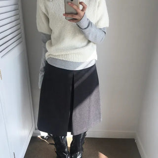 *Muand* Warner Wool Skirt