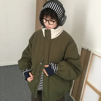[UNISEX] Luto Color Block Padded Jacket