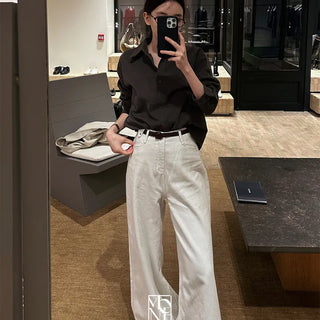 made. Skip Aston Wide Cotton Pants