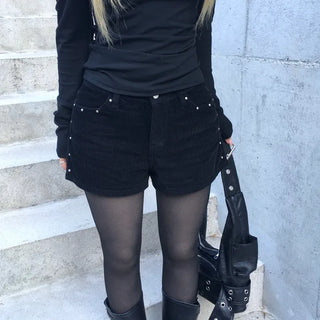 Isle Corduroy Studded Shorts
