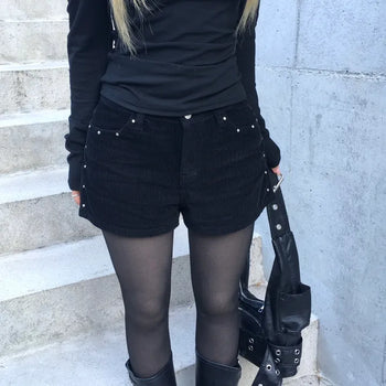 Isle Corduroy Studded Shorts
