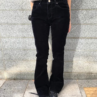 Velvet Stretch Bootcut Pants