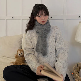 Cookie Nep Wool Round Knit