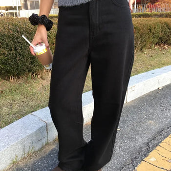 *Mu&d* Basic Straight Wide Pants