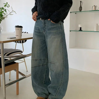 Dart Curve Balloon Wide Denim Pants S, M, L - 1 color