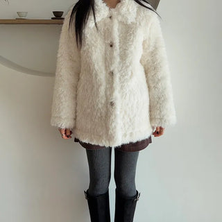 Nerdy Fur Jacket   Shearling Mustang Winter Outerwear Sherpa Jumper