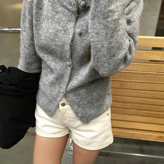 Fluffy Basic Cardigan