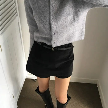 Very Corduroy Mini Skirt Pants