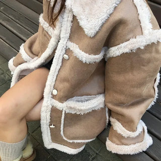 *Muand* Formal Reversible Shearling Jacket