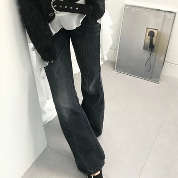 FADED PINTUCK BOOTS JEAN