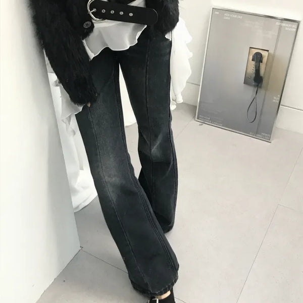 FADED PINTUCK BOOTS JEAN