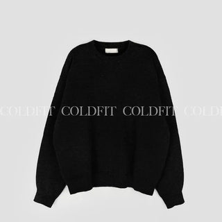 Boyfit round knit