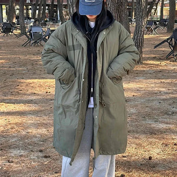 Field Jacket Large Size Oversized Long Padded Jacket