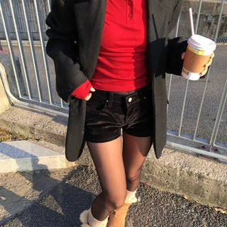 *Domestic/Mala Fit* Vivi Velvet Shorts