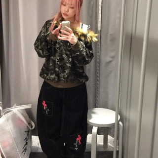 Military Fur Off Sweatshirt