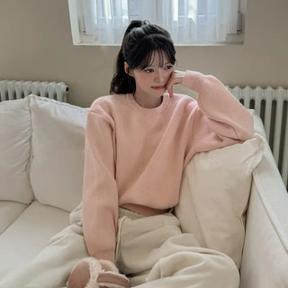 Merry Soft Thick Round Knit
