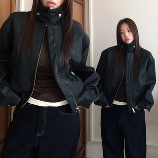Cloud Matte Leather Jumper [Quilted Lining]