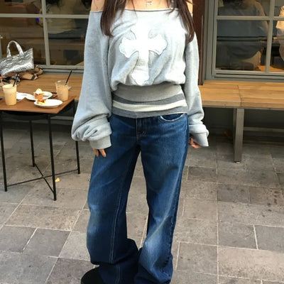 Brush Jeans Raw Laser Denim Pants