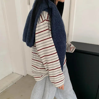 Rooming Loose Fit Striped T-shirt
