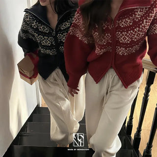 Made by Eden Nordic Knit Zip-up
