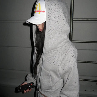 CRYSTAL Zip-up Hoodie *Fleece-lined*