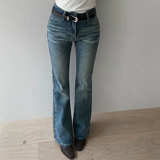 At bootcut denim PT