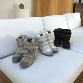 Vintage high-top sneakers