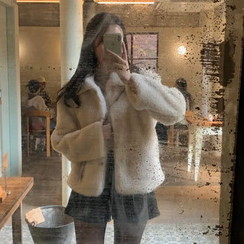 Diabel Collared Fur Jacket