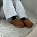 Bebe Suede Sheepskin UGG Mule Boots Indoor Shoes