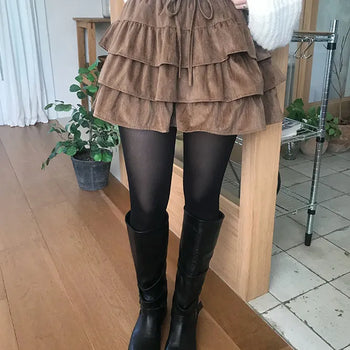 Guapo Frill Mini Skirt