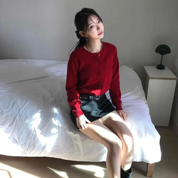 Classic Button Knit Cardigan
