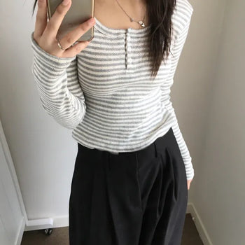 Hidden Striped Punching Tee